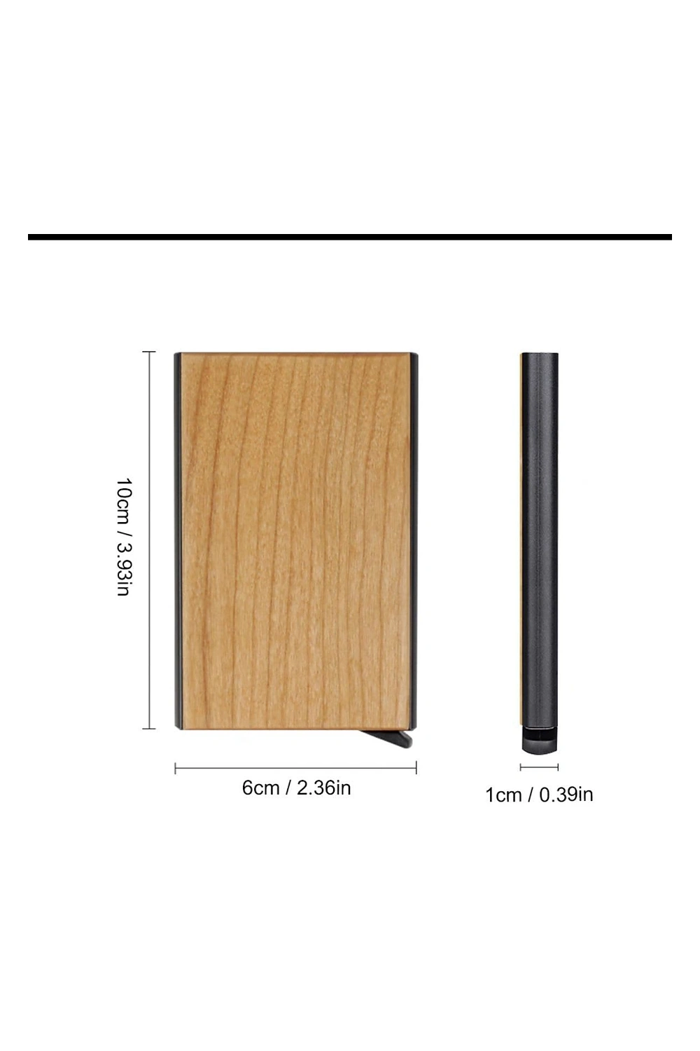 Bamboo Card Holder