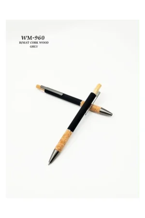 Half Cork Metal Pen Bamboo parts