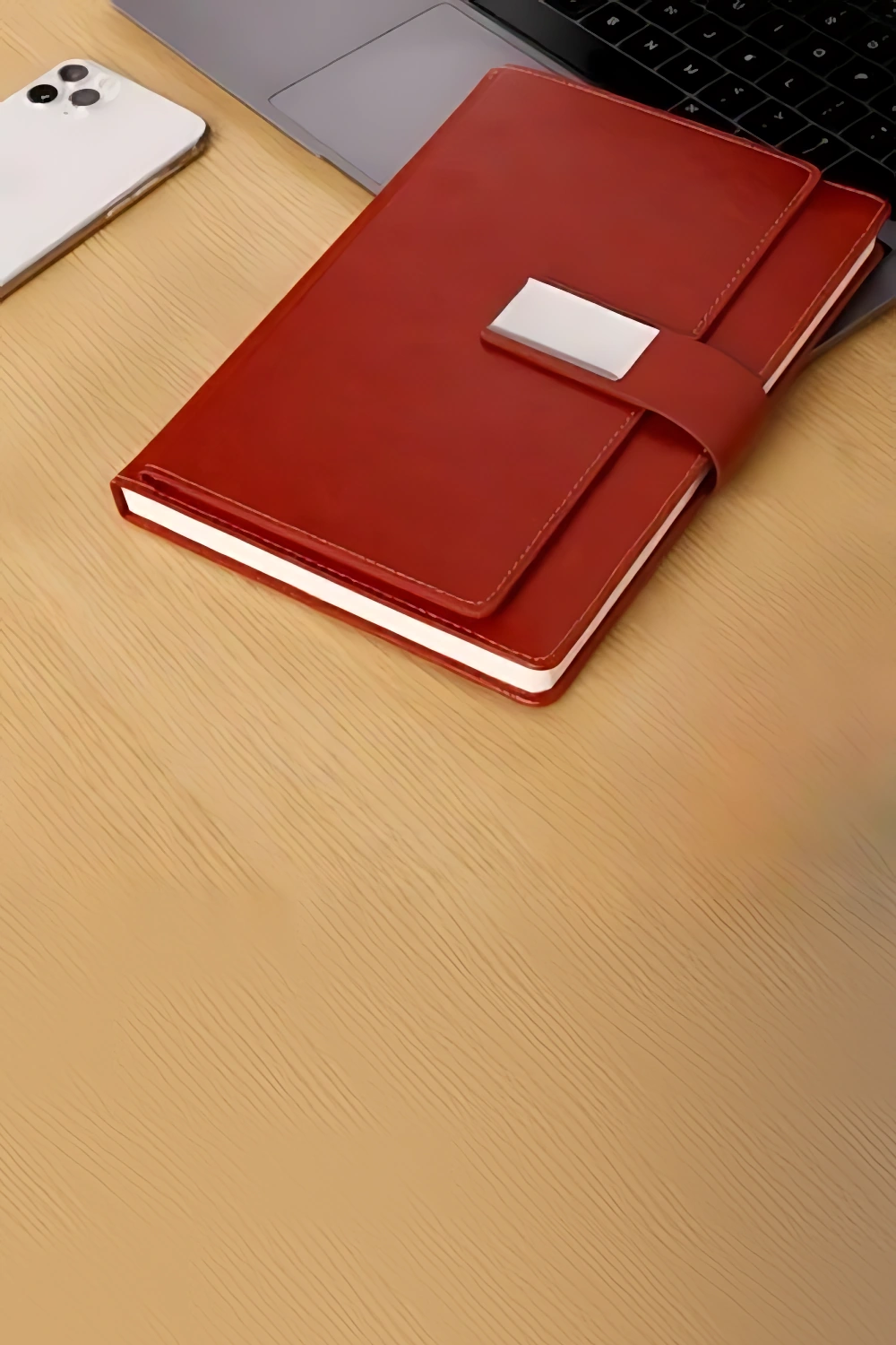 Magnetic Diary with Card Folder (make to order)