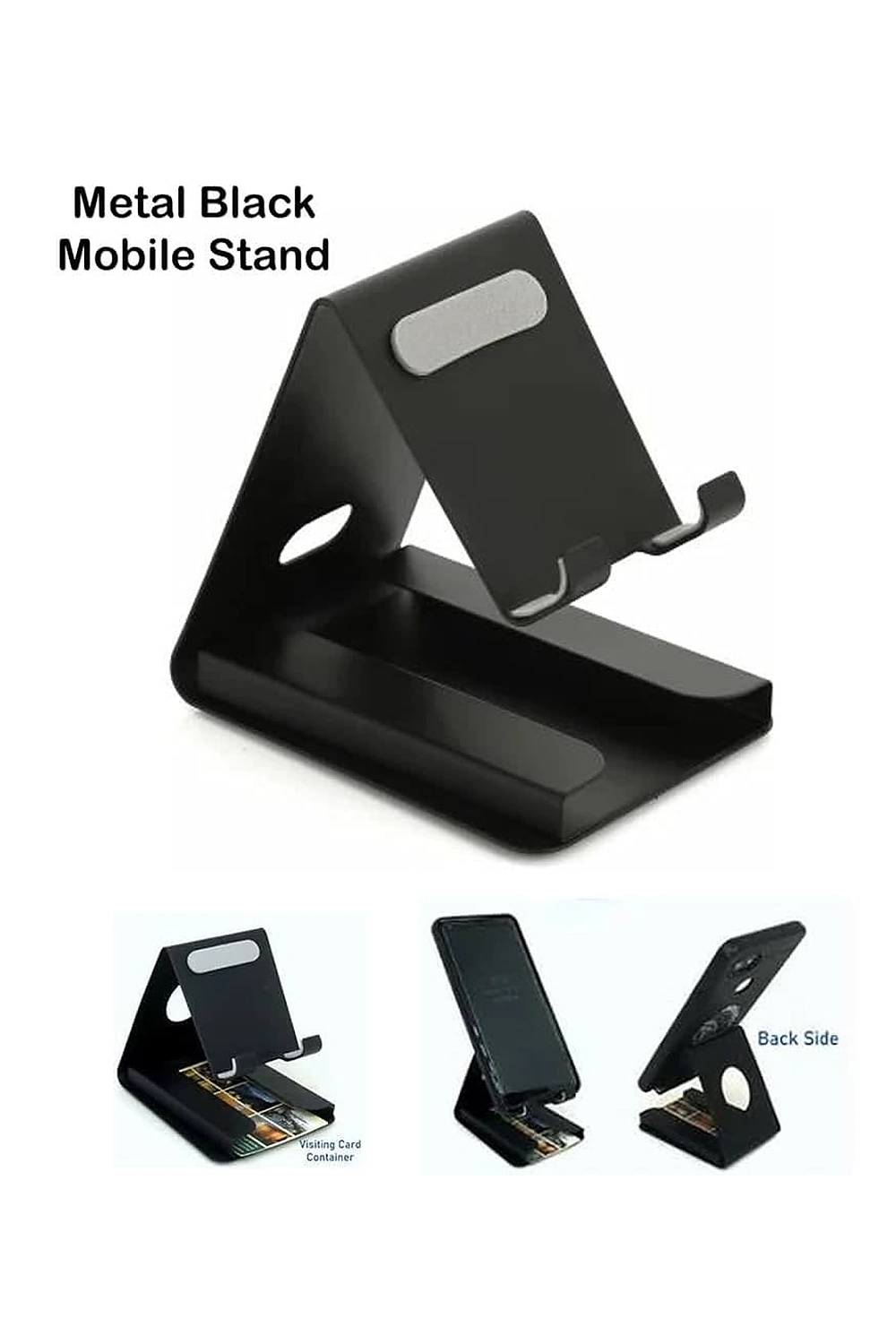 Metal Mobile Stand With Visting Card holder