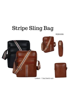 Stripe Sling Bag ( Make to Order)
