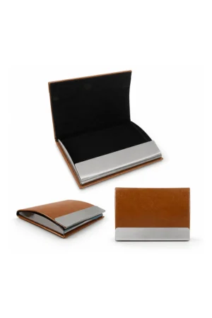 Tan Brown Card Holder